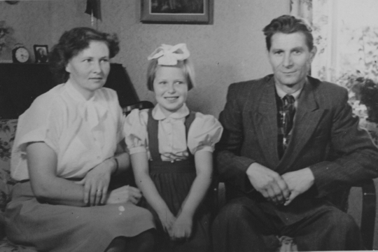 Hilkka, Ritva-Liisa ja Erkki Johansson